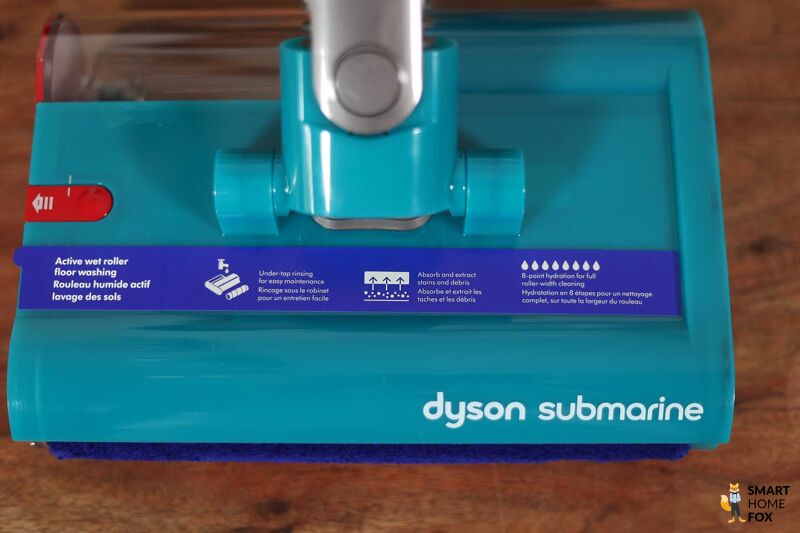 Der Dyson V15s Submarine: Quick Guide auf der Bürste